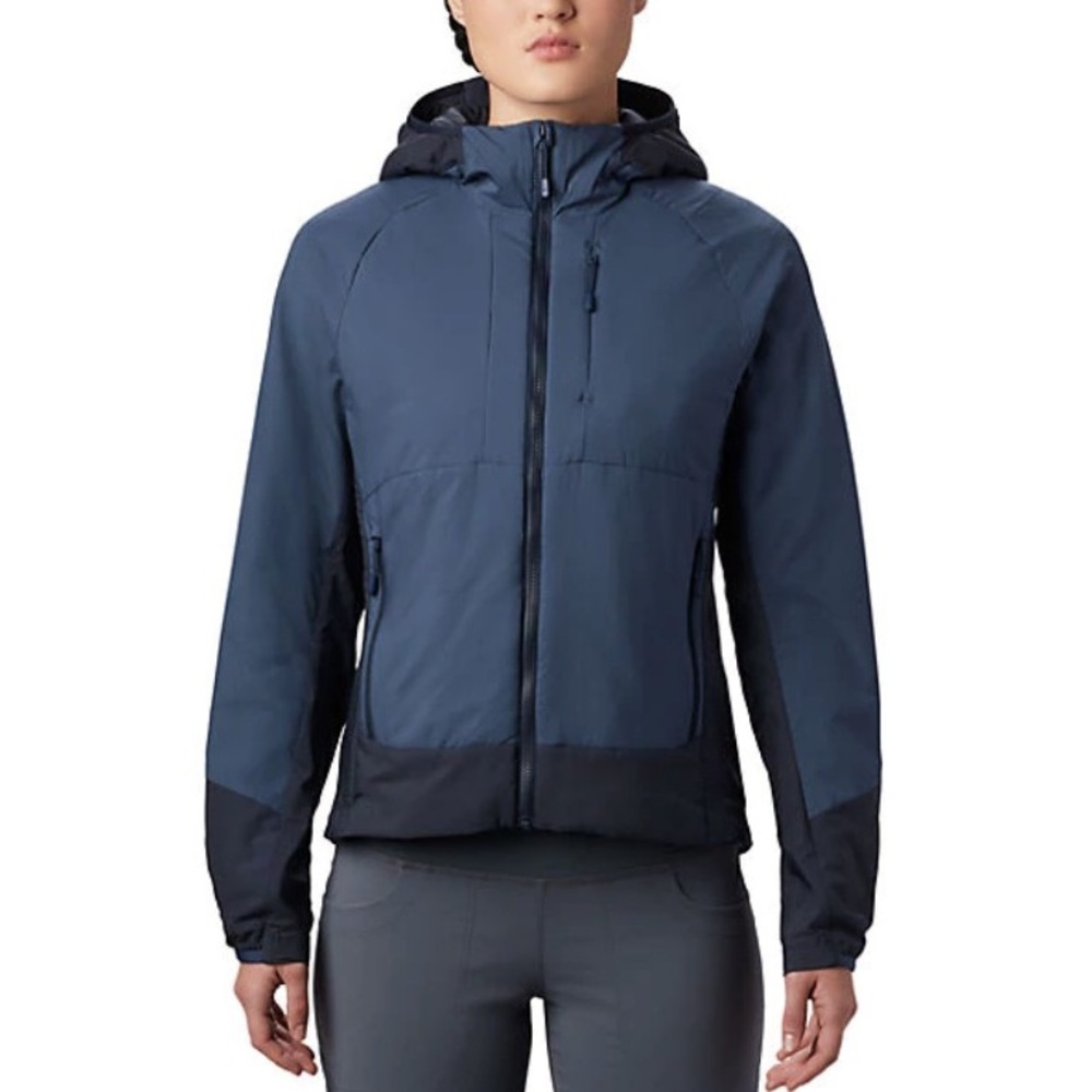 Mountain Hardwear Kor Cirrus Hybrid Hoodie in Zinc